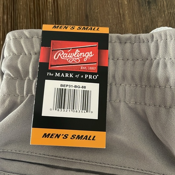 NWT Rawlings Men’s baseball pants grey - Picture 2 of 8
